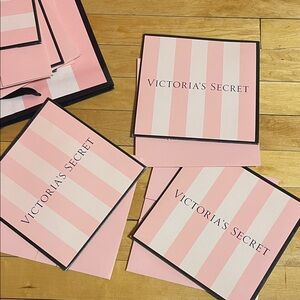 Victoria's Secret Pink Striped Gift Bags